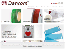 Tablet Screenshot of dantom.pl